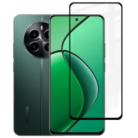Чохли, бампера Чехлы, бампера ^/--/^ Захисне скло Fiji Premium для Realme 12 4 /--/ G (RMX /--/ 3871) повне проклеювання Anti-Static чорний ^_^^^ Защитное стекло Fiji Premium для Realme 12 4 /--/ G (RMX /--/ 3871) полное проклеивание Anti-Static черный - фото фото фото