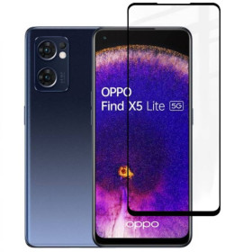 Чохли, бампера Чехлы, бампера ^/--/^ Захисне скло Fiji Premium для Oppo Find X /--/ 5 Lite повне проклеювання Anti-Static чорний ^_^^^ Защитное стекло Fiji Premium для Oppo Find X /--/ 5 Lite полное проклеивание Anti-Static черный - фото фото фото