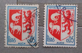 Франція Франция ^/--/^ Франция 1966 г - герб города Ош ^_^^^ Франція 1966 — герб міста Ош - фото фото фото