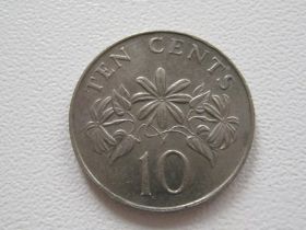 Сінгапур Сингапур ^/--/^ Сингапур 10 центов 1986 года #16201 ^_^^^ Сінгапур 10 центів 1986 року #16201 - фото фото фото