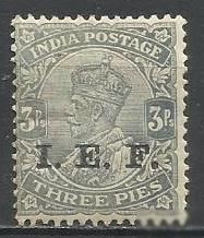 Індія Индия ^/--/^ Индия 1914 британско-индийская полевая почта IEF король 1 /--/ м. ^_^^^ Індія 1914 британсько-індійська польова пошта IEF король 1 /--/ м. - фото фото фото