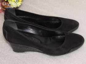 Туфлі Туфли ^/--/^ КРАСИВЫЕ ЗАМШЕВЫЕ ТУФЛИ НА ТАНКЕТКЕ ~ TOD'S ~ р 36 ^_^^^ Красиві замшові туфлі на танкетці ~ TOD'S ~ р 36 - фото фото фото