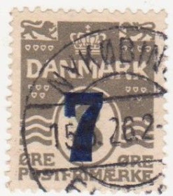 Скандинавія Скандинавия ^/--/^ Дания 1926 г..№ 158 гашеная ^_^^^ Данія 1926 р. No 158 гашена - фото фото фото