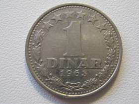 Югославія Югославия ^/--/^ Югославия 1 динар 1965 года #34822 ^_^^^ Югославія 1 динар 1965 року #34822 - фото фото фото