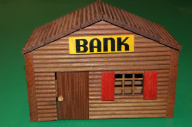 Фігурки, солдатики Фигурки, солдатики ^/--/^ дерев`яний БУДИНОЧОК BANK строение ГДР ^_^^^ дерев'яний БУДИНОЧОК BANK будова НДР - фото фото фото