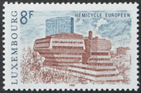 Інше Другое ^/--/^ Люксембург Архитектура Европейский центр 1981 ^_^^^ Люксембург Архітектура Європейський центр 1981 - фото фото фото