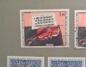 Франція Франция ^/--/^ Франция Искусство 1965 ^_^^^ Франція Мистецтво 1965 - фото фото фото