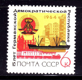 Транспорт Транспорт ^/--/^ Флот .  СССР 1964 г  MNH  - ГДР - ^_^^^ СРСР 1964 MNH - НДР - - фото фото фото