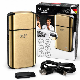 Електробритви Электробритвы ^/--/^ Електробритва Adler AD 2948 — подвійна сітка, IPX /--/ 6, USB-C, до 80 хв ^_^^^ Электробритва Adler AD 2948 — двойная сетка, IPX /--/ 6, USB-C, до 80 мин - фото фото фото