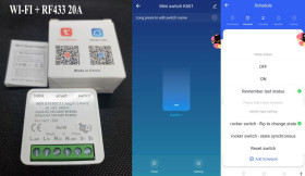 Розетки, вимикачі Розетки, выключатели ^/--/^ Реле Tuya WI-FI + RF /--/ 433 /--/ Mhz 20 /--/ А - фото фото фото