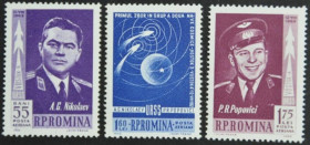 Інше Другое ^/--/^ Румыния Космос Николаев Попович 1962 ^_^^^ Румунія Космос Миколаїв Попович 1962 - фото фото фото