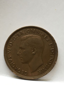 Георг V (-) Георг V (-) ^/--/^ Велика Британія , 1 пенні 1938 р. Георг VI ^_^^^ Великобритания Южные 1944 г. Георг VI - фото фото фото
