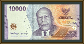 Індонезія Индонезия ^/--/^ Индонезия 10000 рупий 2023 P-165  (165 /--/ с) UNC ^_^^^ Індонезія 10000 рупій 2023 P-165 (165 /--/ с) UNC - фото фото фото
