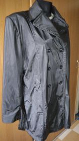 Плащі Плащи ^/--/^ Плащ жен.чёрный 52-54 (XL) ^_^^^ Плащ жіночий чорний 52-54 (XL) - фото фото фото