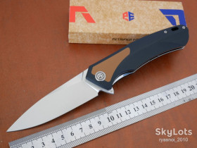 Ножі, мультітули Ножи, мультитулы ^/--/^ PETRIFIED FISH PF /--/ 838 BRS Pub, D /--/ 2 Satin, G /--/ 10 Black Brown, шарикопідшипник, Outdoor, Tactical, EDC ^_^^^ PETRIFIED FISH PF /--/ 838 BRS Pub, D /--/ 2 Satin, G /--/ 10 Black Brown, шарикоподшипник, Outdoor, Tactical, EDC - фото фото фото