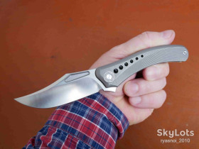 Ножі, мультітули Ножи, мультитулы ^/--/^ TwoSun TS /--/ 240-Titanium, D /--/ 2 Satin, Night Morning Design, Tactical, Flipper, KVT Ceramic підшипник, EDC, Frame Lock ^_^^^ TwoSun TS /--/ 240-Titanium, D /--/ 2 Satin, Night Morning Design, Tactical, Flipper, KVT Ceramic подшипник, EDC, Frame Lock - фото фото фото