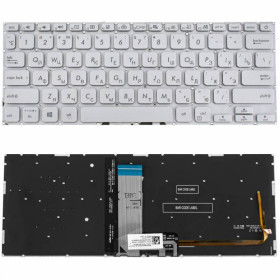 Клавіатури Клавиатуры ^/--/^ Клавиатура для ноутбука ASUS (X /--/ 409 series) rus, silver, без фрейма, подсветка клавиш ^_^^^ Клавіатура для ноутбука ASUS (X /--/ 409 series) rus, silver, без фрейму, підсвічування клавіш - фото фото фото