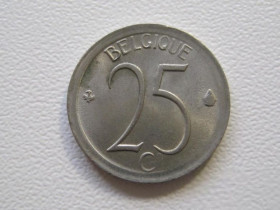 Бельгія Бельгия ^/--/^ Бельгия 25 сантимов 1971 года BELGIQUE 32937 ^_^^^ Бельгія 25 сантимів 1971 року BELGIQUE 32937 - фото фото фото