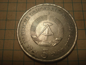 НДР, ФРН ГДР, ФРГ ^/--/^ 5 /--/ марк 1971 Німеччина, Берлін ^_^^^ 5 /--/ марк 1971 Германия, Берлин - фото фото фото