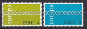 Швейцарія Швейцария ^/--/^ Ирландия  1971 г  MNH -  ЕВПРПА СЕПТ / EUROPA  CEPT - ^_^^^ 1971 — Ірландія / EUROPA CEPT - фото фото фото