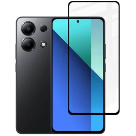 Чохли, бампера Чехлы, бампера ^/--/^ Захисне скло Fiji Premium для Xiaomi Redmi Note 13 повне проклеювання Anti-Static чорний ^_^^^ Защитное стекло Fiji Premium для Xiaomi Redmi Note 13 полное проклеивание Anti-Static черный - фото фото фото