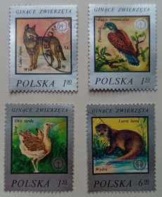 Польща Польша ^/--/^ Польша 1977 Животные, фауна, гашеные ^_^^^ 1977 Тварини, фауна, гашені - фото фото фото