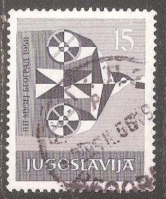 Інші країни Другие страны ^/--/^ Югославия 1958 Sc.506 гаш. ^_^^^ Югославія 1958 Sc.506 гаш. - фото фото фото