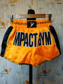 Шорти Шорты ^/--/^ Шорти спортивні боксерські, муай тай померанчеві IMPACTGYM p-p S ^_^^^ Шорты спортивные боксерские, муай тай померанчевые IMPACTGYM p-p S - фото фото фото
