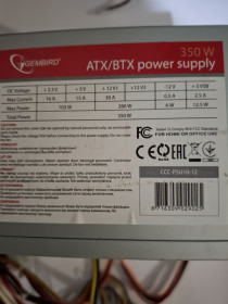 Блоки живлення Блоки питания ^/--/^ Блок живлення  Gembird ATX/BTX P /--/ 4 ^_^^^ Блок живлення Gembird ATX/BTX P /--/ 4 - фото фото фото