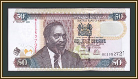 Кенія Кения ^/--/^ Кения 50 шиллингов 2004 P-41  (41 /--/ b) UNC ^_^^^ Кенія 50 шилінгів 2004 P-41 (41 /--/ b) UNC - фото фото фото