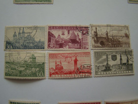 Чехословаччина Чехословакия ^/--/^ ЧССР, Михель 2009,том I, 1002-1007, Наши города  (III). ^_^^^ ЧССР, Міхель 2009,том I, 1002-1007, Наші міста (III). - фото фото фото
