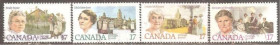Північна Америка Северная Америка ^/--/^ Канада 1981 Sc.879-882 used ПОЛНАЯ серия ^_^^^ Канада 1981 Sc.879-882 used - фото фото фото