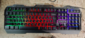 Клавіатури Клавиатуры ^/--/^ Игровая клавиатура с подсветкой RGB GamePro GK /--/ 510 USB № 24290429 ^_^^^ Ігрова клавіатура з підсвічуванням RGB GamePro GK /--/ 510 USB No 24290429 - фото фото фото