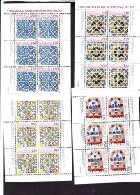 Португалія Португалия ^/--/^ Португалия 1981 г MNH - 4 к/б + блок - 2 /--/ а скана ^_^^^ Португалія 1981 MNH - 4 к/б + блок - фото фото фото