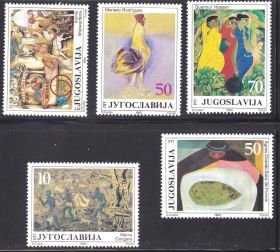 Балканський півострів Балканский полуостров ^/--/^ EU Югославия  1985 г MNH   искусство ^_^^^ EU Югославія 1985 - мистецтво - фото фото фото