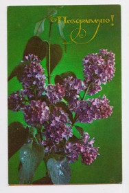 СРСР СССР ^/--/^ ПОЗДРАВЛЯЮ   1975  г.  КОСТЕНКО   чистая  ^_^^^ Вітаю 1975 р. КОСТЕНКО чиста - фото фото фото