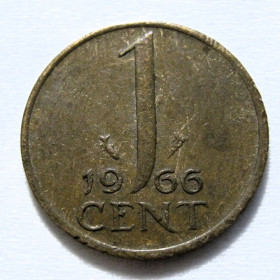 Нідерланди Нидерланды ^/--/^ Нідерланди 1 цент 1966 року #6 /--/ П /--/ 1014 ^_^^^ Нидерланды 1 цент 1966 года #6 /--/ П /--/ 1014 - фото фото фото