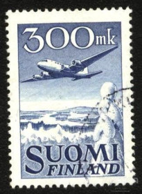 Балтійські країни Балтийские страны ^/--/^ Финляндия 1950 г.№ 391 гашеная ^_^^^ Фінляндія 1950 р. No 391 гашена - фото фото фото