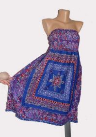 Сукні Платья ^/--/^ Ситцевое платье сарафан юбка new look р.46 №106 ^_^^^ Ситцева сукня сарафан спідниця new look р.46 No /--/ 106 - фото фото фото