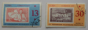 Острівні держави Островные государства ^/--/^ Куба 1972 Филателия, гашеные ^_^^^ Куба 1972 Філателія, гашені - фото фото фото