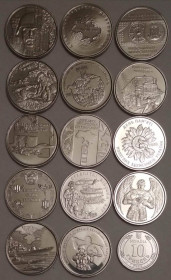 Обігові Обиходные ^/--/^ Серія &amp;quot;Збройні Сили України&amp;quot;2018-2022.Лот 15 монет UNC ^_^^^ Серия &amp;quot;Вооруженные Силы Украины&amp;quot;2018-2022. 15 монет UNC - фото фото фото