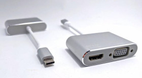Кабелі та перехідники Кабели и переходники ^/--/^ Конвертер USB Type C - to - VGA / HDMI  Переходник MacBook iMac MHL ^_^^^ Конвертер USB Type C - to - VGA / HDMI Переходник MacBook iMac MHL - фото фото фото
