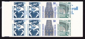 НДР, ФРН ГДР, ФРГ ^/--/^ Германия  . Буклет  1989 г MNH  - стандарт - аэропорт , самолет - 2 /--/ а скана ^_^^^ Буклет 1989 MNH - стандарт - аеропорт, літак - 2 /--/ а скана - фото фото фото