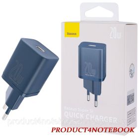 Зарядні пристрої Зарядные устройства ^/--/^ Зарядное устройство Baseus Super Si quick charger 1 /--/ C 20 /--/ W EU Blue (CCSUP-B /--/ 03) ^_^^^ Зарядний пристрій Baseus Super Si quick charger 1 /--/ C 20 /--/ W EU Blue (CCSUP-B /--/ 03) - фото фото фото