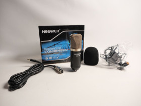 Мікрофони Микрофоны ^/--/^ Конденсаторний мікрофон Neewer NW-700+амортизаційне кріплення+кабель живлення+вітрозахисна піна ^_^^^ Конденсаторный микрофон Neewer NW-700+амортизационное крепление+кабель питания+ветрозащитная пена - фото фото фото