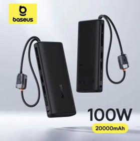 Зовнішні акумулятори (Power Bank) Внешние аккумуляторы (Power Bank) ^/--/^ НОВЫЙ Power Bank Baseus 20000 мАч 100 Вт для зарядки ноутбука телефона ^_^^^ Новий Power Bank Baseus 20000 мАг 100 Вт для зарядки ноутбука телефону - фото фото фото