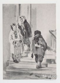 СРСР СССР ^/--/^ Боря идет Домой 1955 Грибов Р /--/ 1 ^_^^^ Боря йде Домой 1955 Грибов Р /--/ 1 - фото фото фото