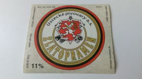 Етикетки Этикетки ^/--/^ Этикетка пивная Zlatopramen. Чехия. ^_^^^ Пивна Zlatopramen. Чехія. - фото фото фото