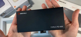 Зовнішні акумулятори (Power Bank) Внешние аккумуляторы (Power Bank) ^/--/^ Павер банк EMIGVELA 20000 mAh Power Bank Type C PD 45 /--/ W для ноутбука - фото фото фото