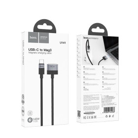 Інші комплектуючі Другие комплектующие ^/--/^ Кабель HOCO U /--/ 141 Magnetic charging cable Type-C to Mag /--/ 3 Black ^_^^^ Кабель HOCO U /--/ 141 Magnetic Charging cable Type-C to Mag /--/ 3 Black - фото фото фото